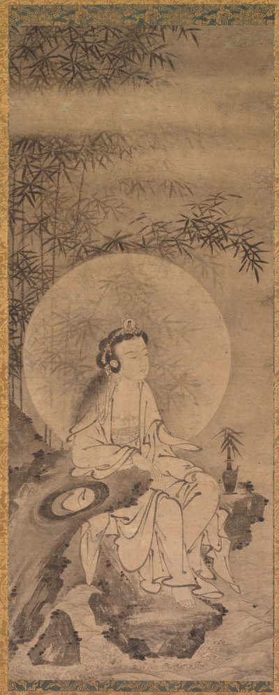 Guanyin de túnica branca de Tani Buncho