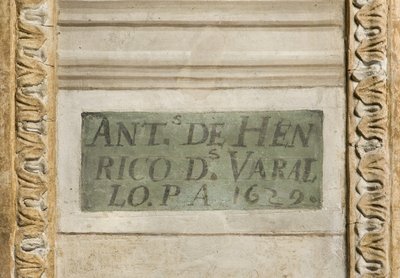 Assinatura do Artista, Capela do Anjo da Guarda de Tanzio da Varallo