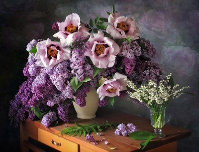 Natureza morta floral primaveril de Tatyana Skorokhod