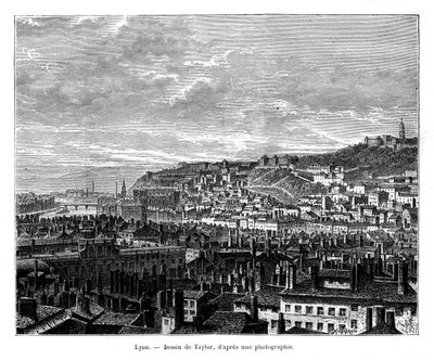 Lyon, França, século XIX de Taylor