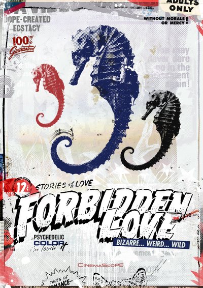 Forbidden Love, 2015 (Colagem sobre tela) de Teis Albers
