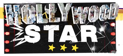 Hollywood Star, 2015 (Colagem sobre tela) de Teis Albers