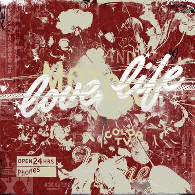 Love Life, 2015 (Colagem sobre tela) de Teis Albers
