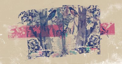 Rolling thunder, 2015 (Colagem sobre tela) de Teis Albers