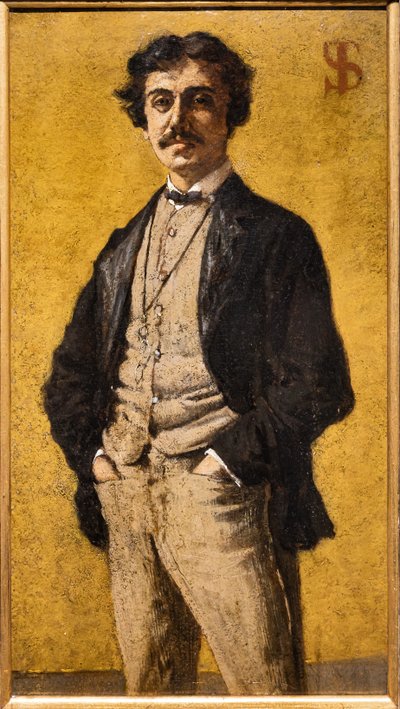 O retrato de Maurizio Angeli de Telemaco Signorini
