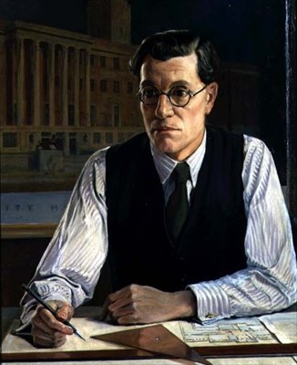 Retrato do Arquitecto S. Rowland Pierce de Tennyson Philip Cole