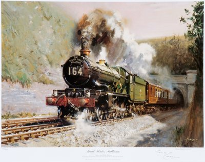 South Wales Pullman, c.1971 (impressão) de Terence Cuneo