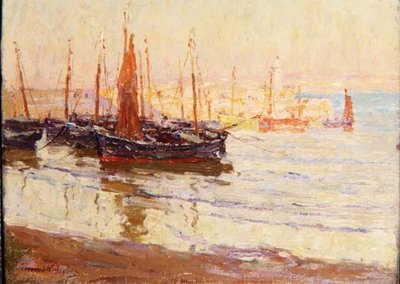 Noite no Porto, St. Ives, Cornualha de Terrick Williams