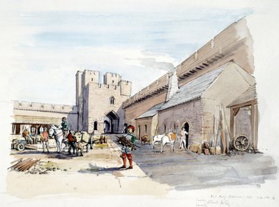 Castelo de Etal, c1513, c1990-2010 de Terry Ball