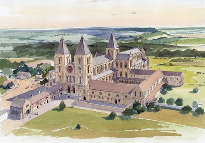 Gisborough Priory, Redcar e Cleveland, c início do século XV c1995-c2005. de Terry Ball