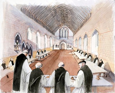 Abadia de Hailes, século XIII, c1990-2010 de Terry Ball