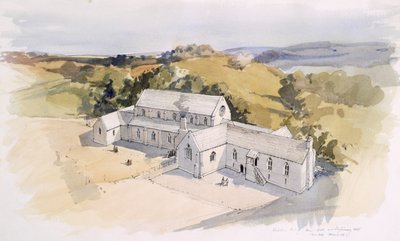 Kirkham Priory, North Yorkshire, 1989 de Terry Ball