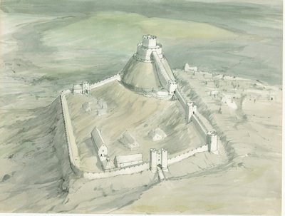 Castelo de Launceston, Weston Road, Launceston, Cornualha, 1980-1989. de Terry Ball