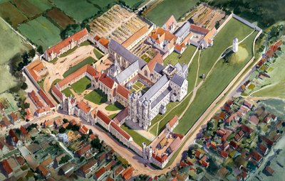 Abadia de Santo Agostinho, c1500, 1990-2010 de Terry Ball
