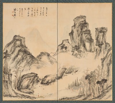 Paisagem de Tessai Tomioka