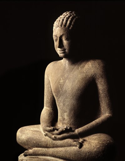 Meditação Buda, Período Davaravati de Thai School
