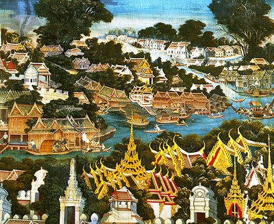 Vista de Banguecoque de Thai School
