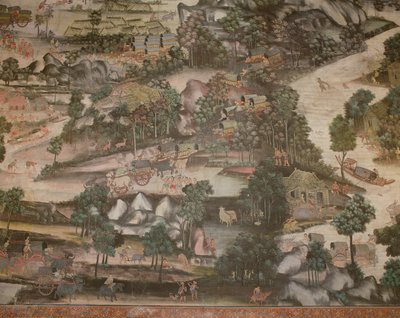 Wirharn Sasada, Vida no campo, Wat Bowonniwet Vihara de Thai School