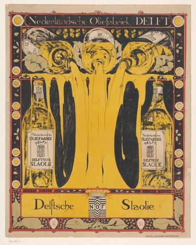 Nederlandsche Oliefabriek Delft Delft Salad Oil (título original no objeto) de Theo Nieuwenhuis
