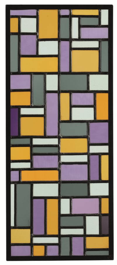 Composição em vidro manchado VIII de Theo van Doesburg