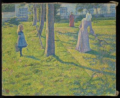 No Thuin ou na festa do tênis de Théo van Rysselberghe