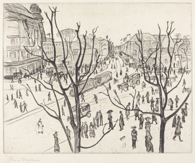 Praça da cidade de Theo von Brockhusen