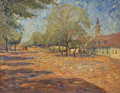 Rua da vila de Märkische de Theo von Brockhusen