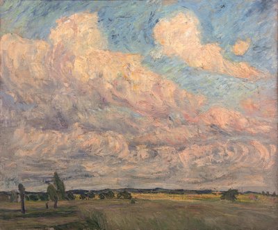 Paisagem da Prússia Oriental de Theo von Brockhusen