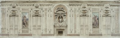Esboço da sala de casamentos da Câmara Municipal de Courbevoie: L