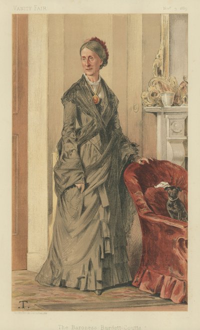 A baronesa Burdett-Coutts de Theobald Chartran
