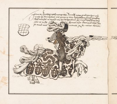 Reserve em Torneios: Jouster Virado para a Direita de Theobald Senefelder