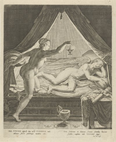 Amor e Psique de Theodoor Galle