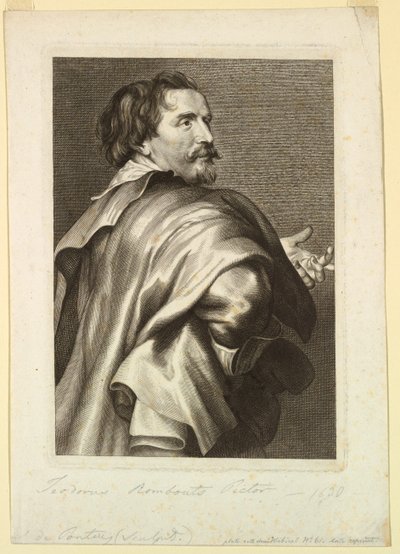 Retrato de Theodore Rombouts de Theodoor Rombouts