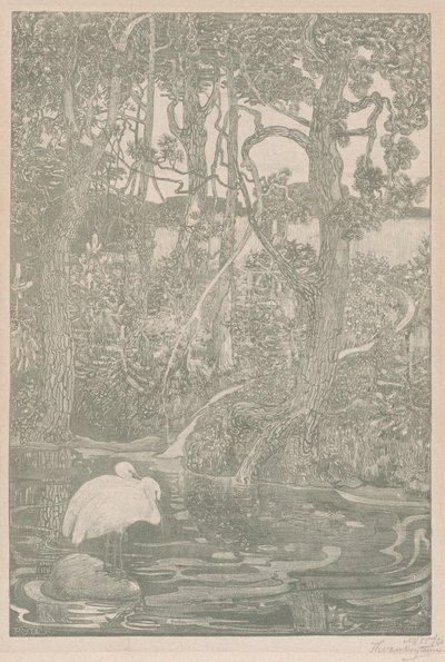 Bosidylle (Idílio da Floresta) de Theodoor van Hoijtema