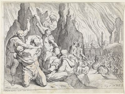 Os gregos embarcam após a queda de Tróia Os Trabalhos de Ulisses (título da série) de Theodoor van Thulden
