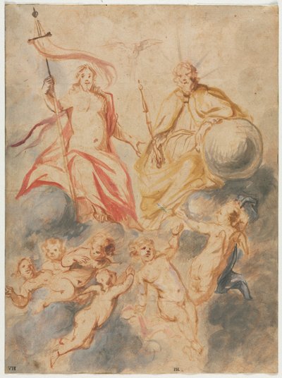 Santíssima Trindade, c. 1647 de Theodoor van Thulden