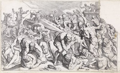 Assassinato de Agamenon e Cassandra Os Trabalhos de Ulisses (título da série) de Theodoor van Thulden