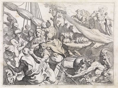 Gado de Hélios Os Trabalhos de Ulisses (título da série) de Theodoor van Thulden