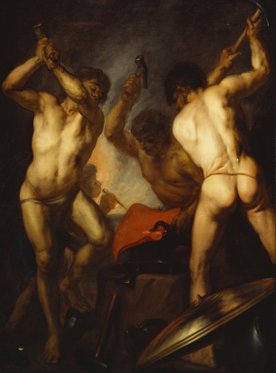 A forja do vulcano de Theodoor van Thulden