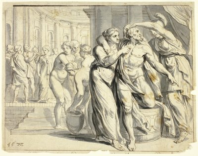 O Retorno de Ulisses de Theodoor van Thulden