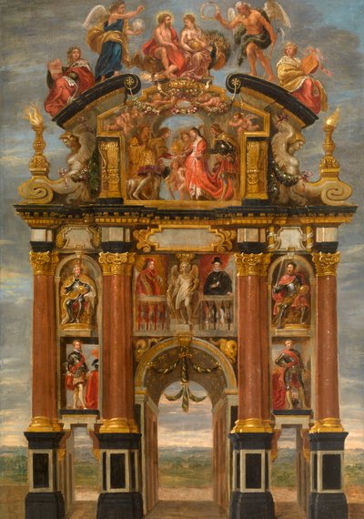 Triumphbogen von König Philipp IV. von Spanien de Theodoor van Thulden