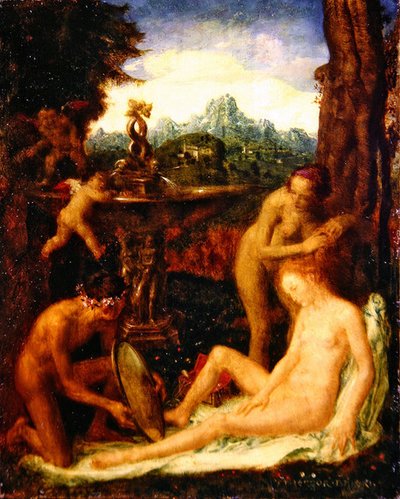 Vénus na sua casa de banho de Theodor Baierl