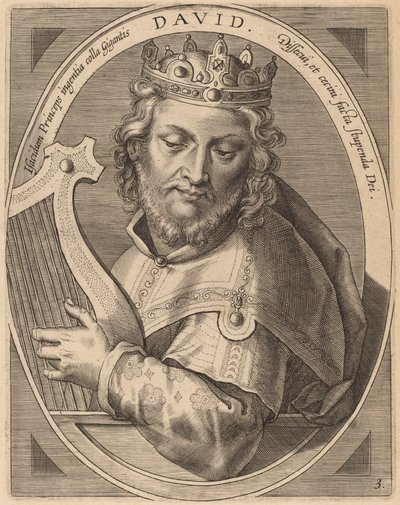 Davi de Theodor Galle after Jan van der Straet