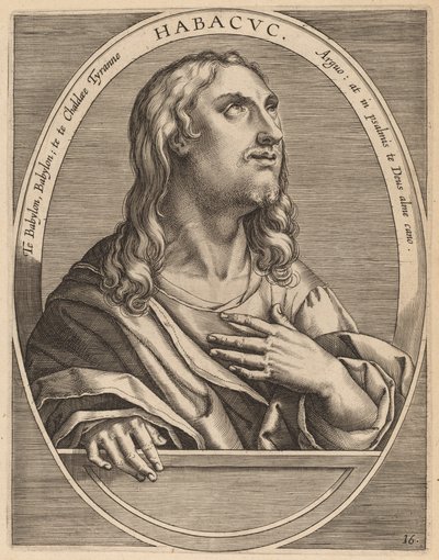 Habachuch de Theodor Galle after Jan van der Straet