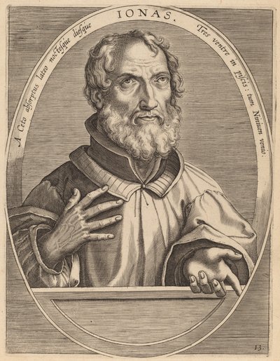 Ionas de Theodor Galle after Jan van der Straet