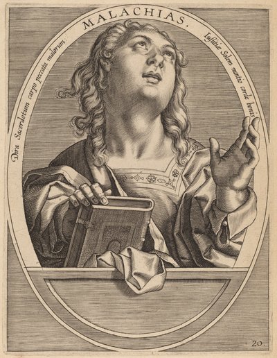 Malaquias de Theodor Galle after Jan van der Straet