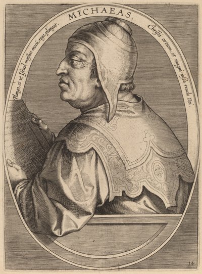 Miquéias de Theodor Galle after Jan van der Straet