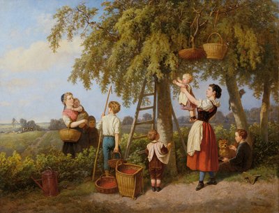A colheita da cereja de Theodor Hosemann