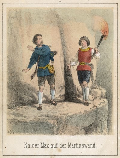 Imperador Max no Martinswall de Theodor Hosemann