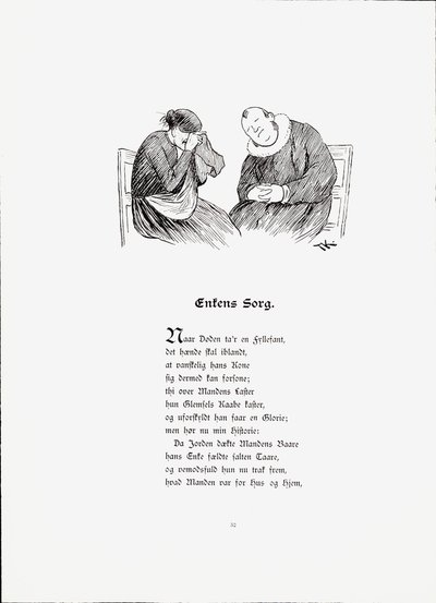 Ilustração retirada do livro Historier av Munthe, Peter e publicada por Dybwad (não, 1896) de Theodor Kittelsen
